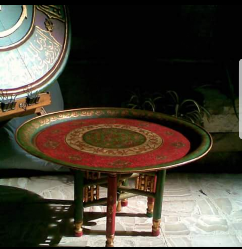 Arabian Tray With Wooden Legs