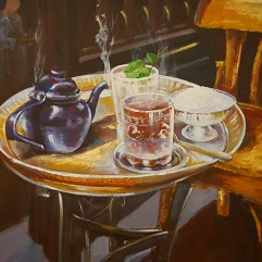 A Glass Of Mint Tea