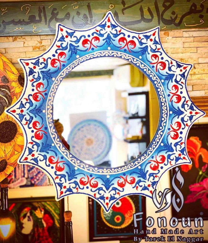 مرآة  رسم  يدوي