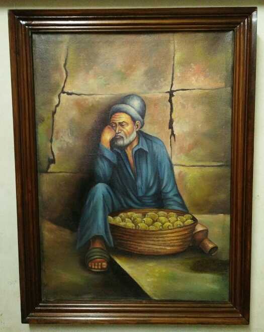 تابلوه بائع التين