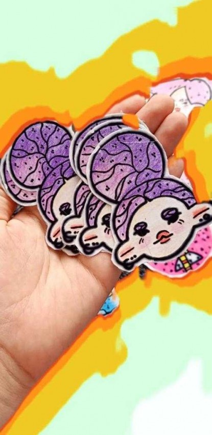 Purple Stickers