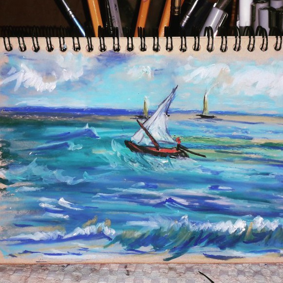 Sea Van Gogh Free Copy
