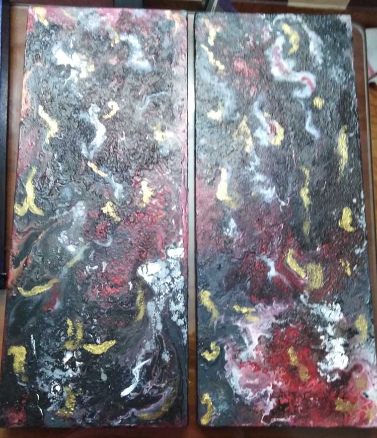 Acrylic Pouring Artwork 2