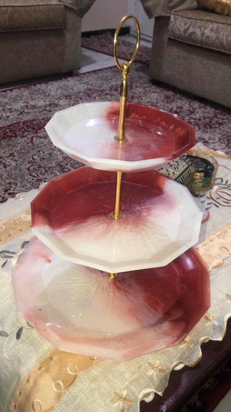 Dessert Plates ( Resin Art)