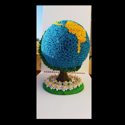 The Planet Earth (Quilling Art)
