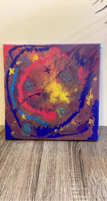 Acrylic Pouring Artwork