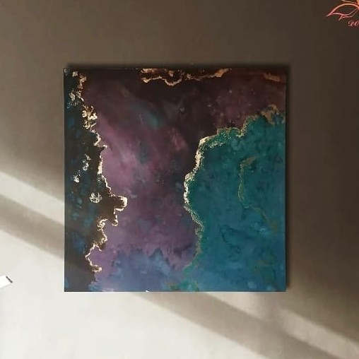Acrylic Pouring Artwork