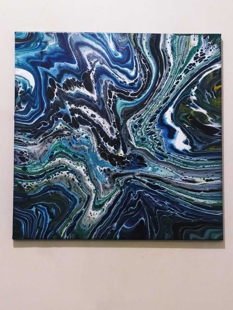 Acrylic Pouring Artwork