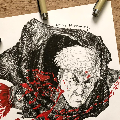 Erwin painting ftom attack on titan