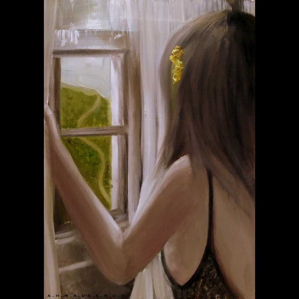 Girl By The Window