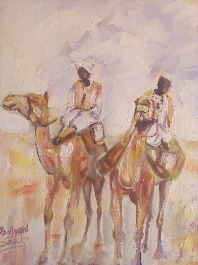 من البادية