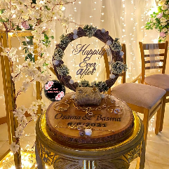Congratulations!  (Decorated Wood Slice)
