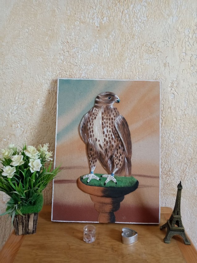 Sandblasted Wooden Board Artwork