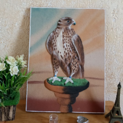 Sandblasted Wooden Board Artwork