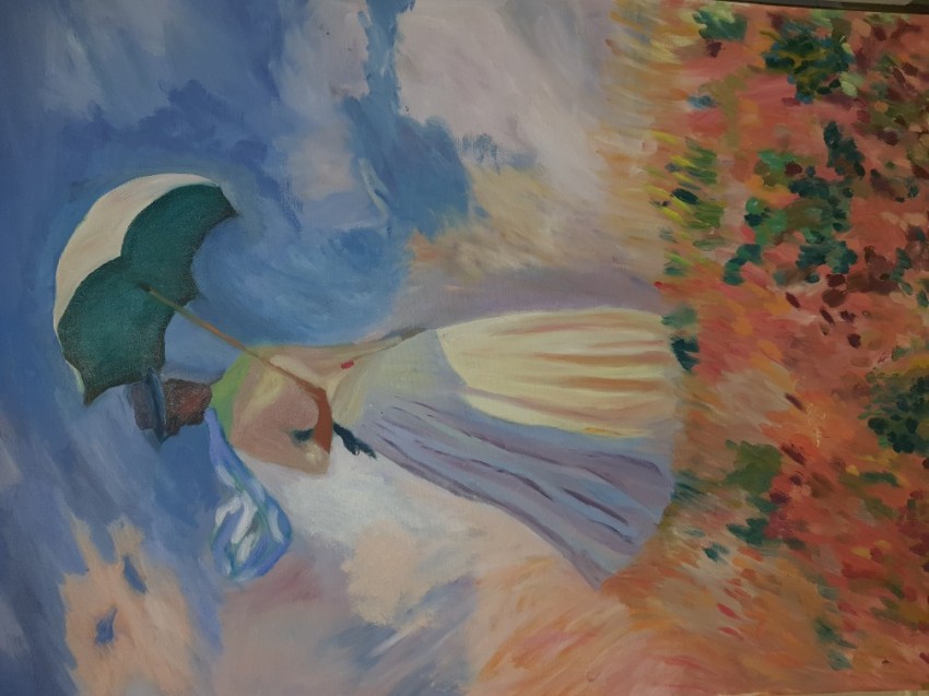 Woman With A Parasol (Copied)