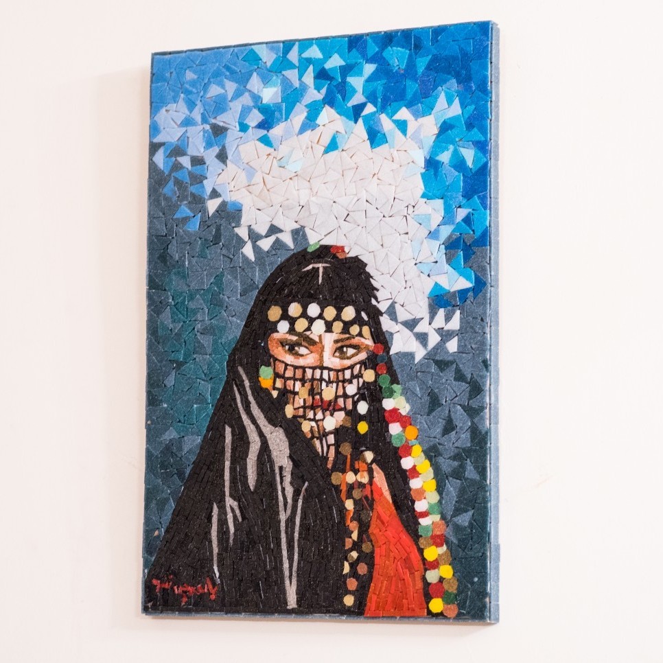 The Egyptian Woman (Mosaic Art)