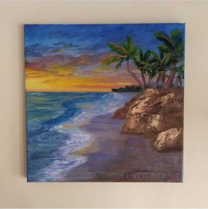 The Sea At Sunset