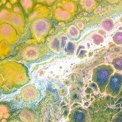 Acrylic Pouring Artwork