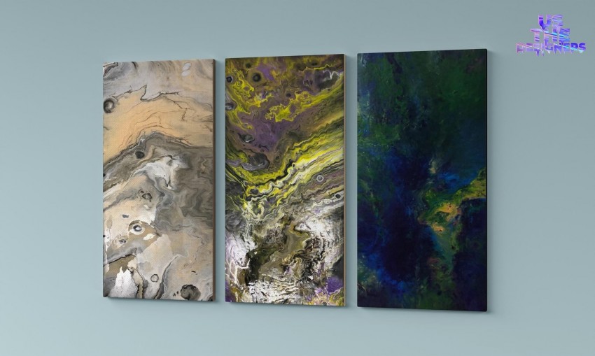 Acrylic Pouring Artwork