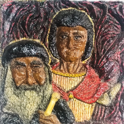 Marmina.. Father Kirollos (Sand Artwork)