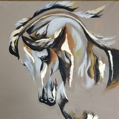 Horses in Gold