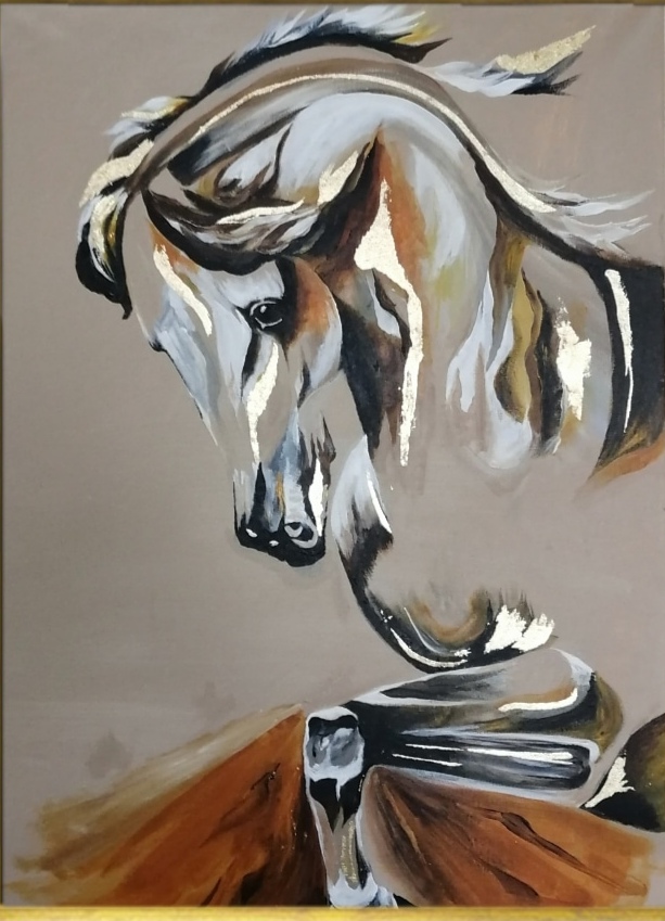 Horses in Gold