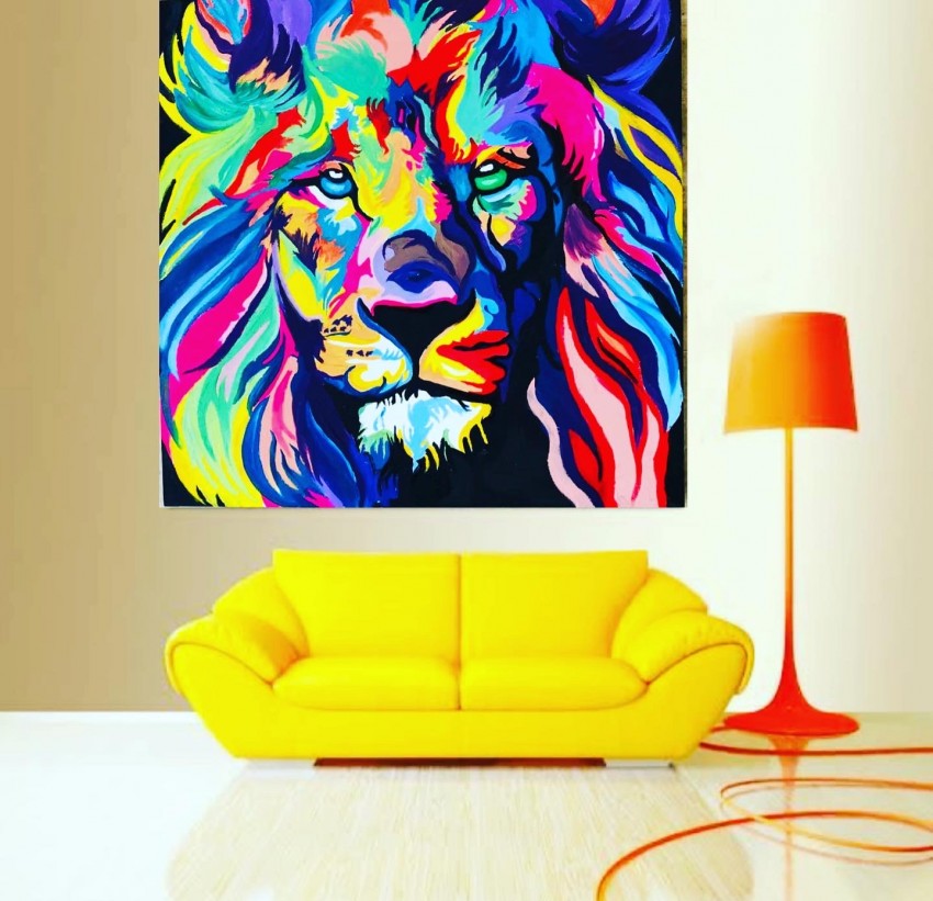Colorful Lion
