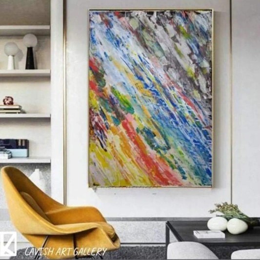 Abstract Art (Pouring Art,)