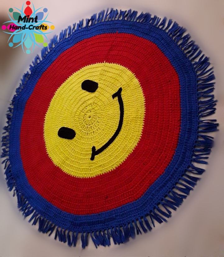 Smiley Rug (Handmade)