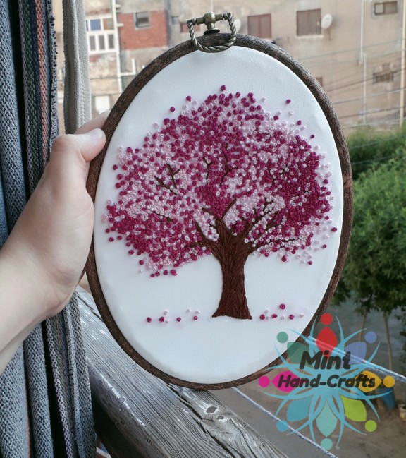 Cherry Blossom Hoop