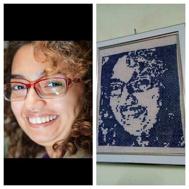Hand Embroidery Portrait