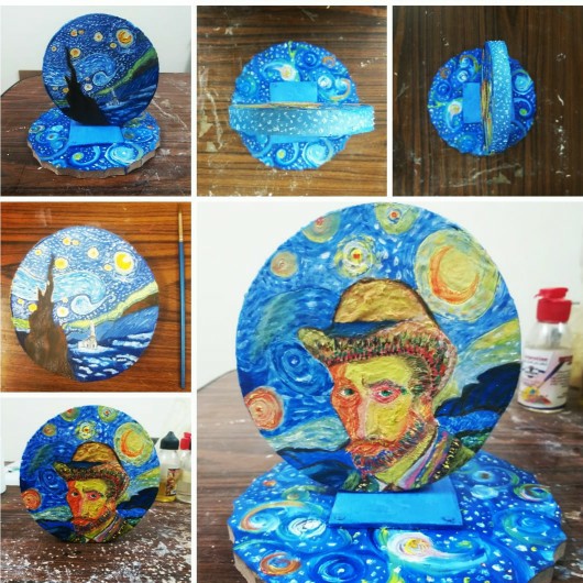 Starry Night on Van Goghs Face