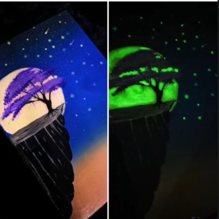 Luminous Wood Artwork