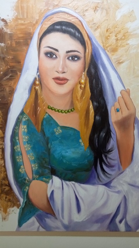 Woman In Local Costume