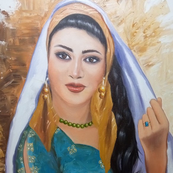 Woman In Local Costume
