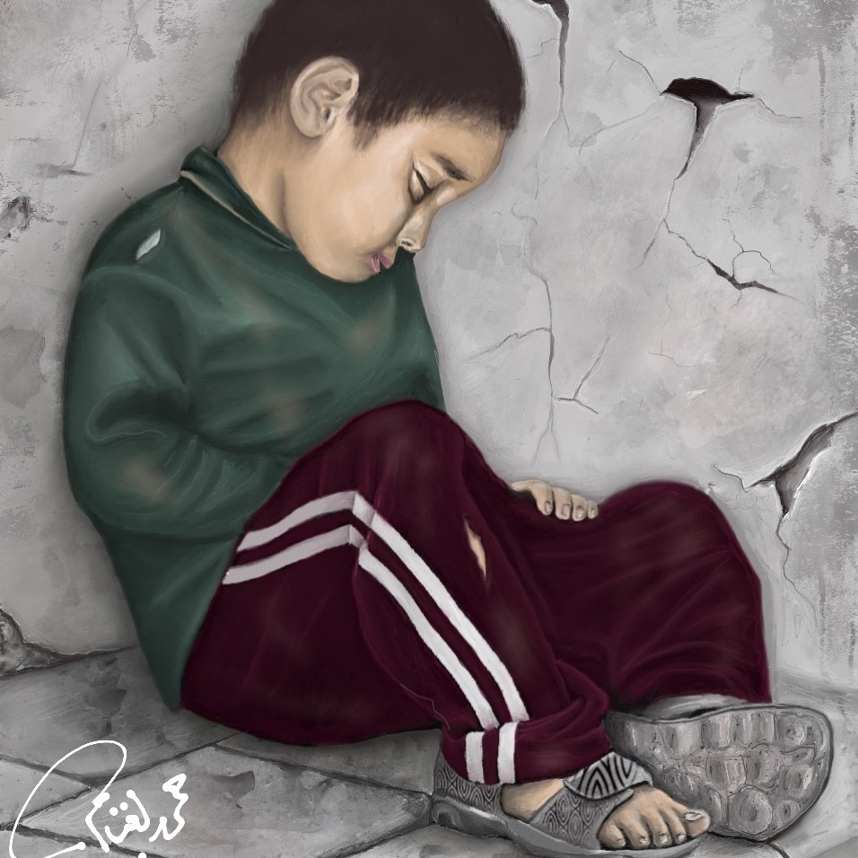 طفل بلا مأوى