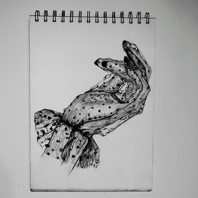 رسم قفاز شفاف بواقعية اذا تريدون اي عمل تواصلو وياي واسويلكم اياه باذن الله حسابي انستقرام p. vbbb