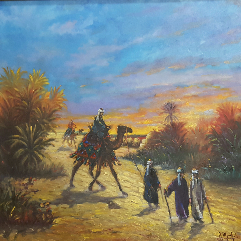 Sunrise In The Egyptian Countryside