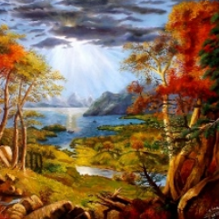 Sunset On The Hudson River (Copied)