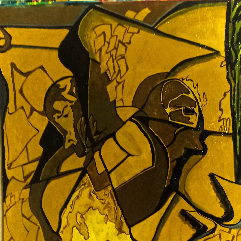 Painting On Torn Papers