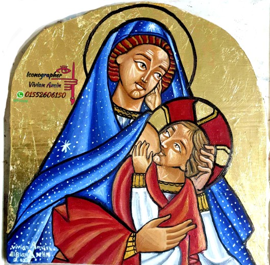 Madonna Breastfeeding Her Son
