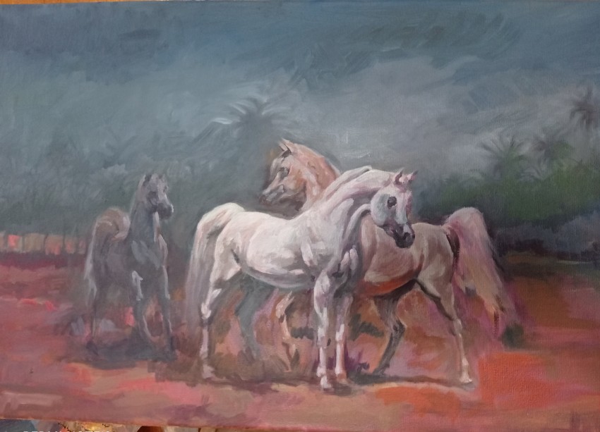 ثلاثة خيول