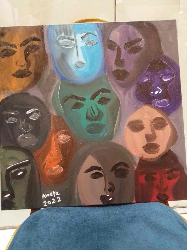Colored Faces
