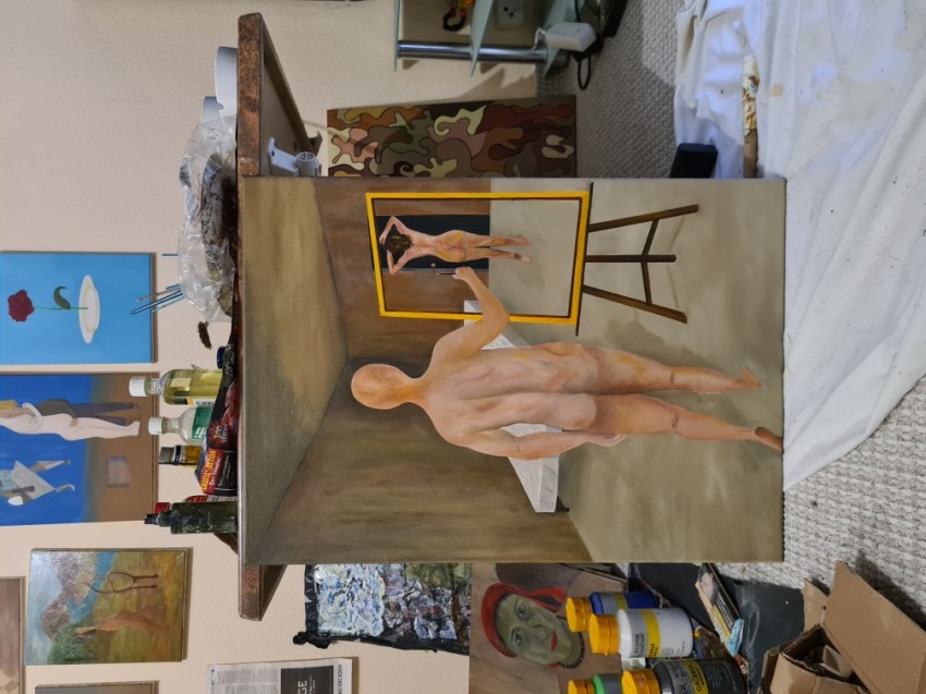 Woman And Frame