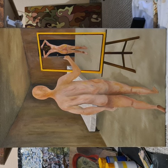 Woman And Frame