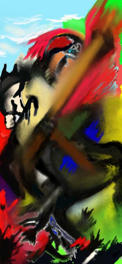 The Defeat Of Satan (Digital Art)