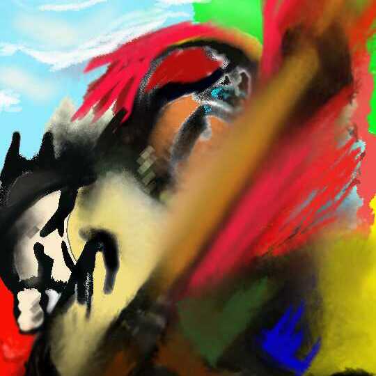 The Defeat Of Satan (Digital Art)