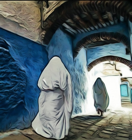 الحايك المغربي (الخمارالابيض)