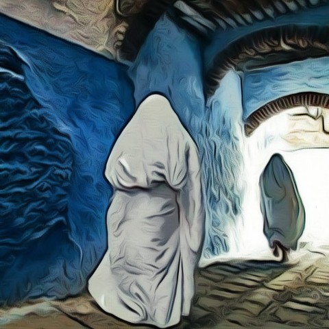 الحايك المغربي (الخمارالابيض)