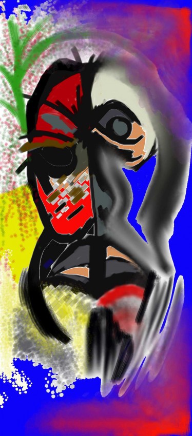 Life In Disfigured Times (Digital Art)